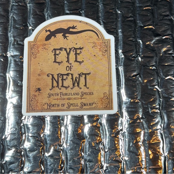 EYE OF NEWT Witchy Sorceress Supreme Potion B0ttle Label Sticker Spell Occult - Picture 3 of 4